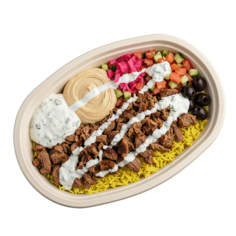 Premium Spicy Lamb Shawarma Bowl