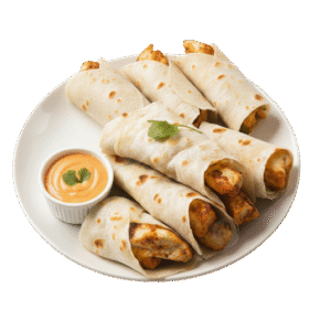 Spicy Chicken Shawarma Rolls (6Pcs)