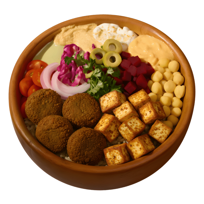 Vegan Shawarma Bowl + Side + Drink