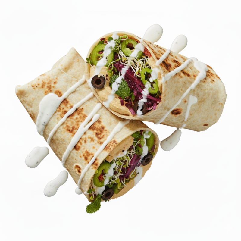 House Veggie Med Wrap